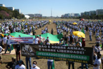 Ato público em campanha de mobilização Pró Armamentista - Brasília/DF- 10/07/2020