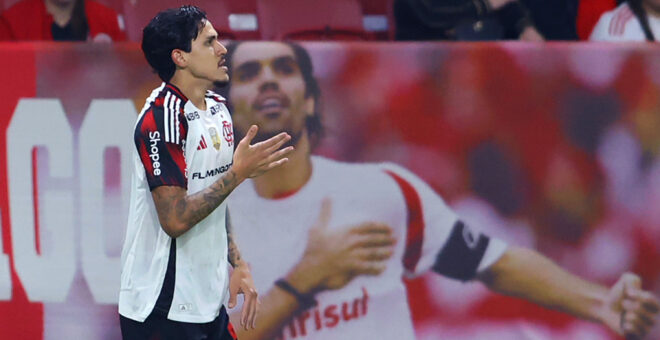 CAMPEONATO BRASILEIRO FUTEBOL- INTERNACIONAL-RS x FLAMENGO-RJ